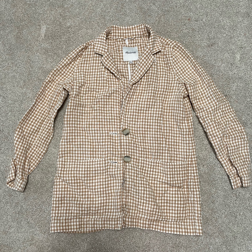 Madewell Linen Dorset Blazer